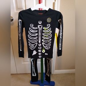Glow in the Dark Skeleton Pajamas size 8